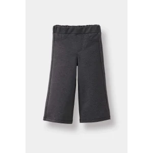 Defacto F3780A5BK81 Siyah Kız Bebek Wide Leg Jean Görünümlü Pantolon