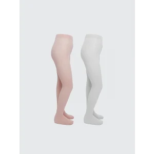 LCW Kids Pembe Kız Çocuk İnce Külotlu Çorap 2li