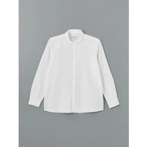 LCW Vision Beyaz Slim Fit Uzun Kollu Keten Karışımlı Erkek Gömlek