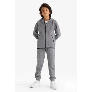 Defacto F0137A8AR163 Antrasit Erkek Çocuk Beli Lastikli Jogger Eşofman Altı