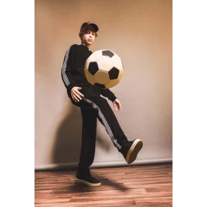 Defacto G1787 Siyah Erkek Çocuk Beli Lastikli Düz Paça Eşofman Altı