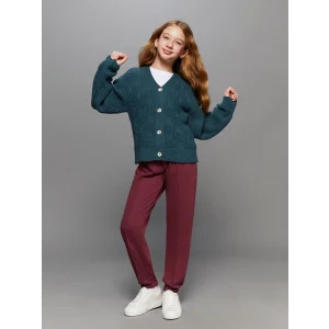 LCW Kids Mürdüm Beli Lastikli Kız Çocuk Jogger Eşofman Alt