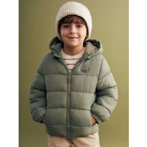 LCW Kids Haki Kapüşonlu Erkek Çocuk Şişme Mont