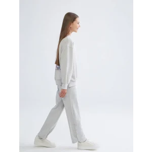 LCW Kids Gri Beli Lastikli Kız Çocuk Eşofman Alt