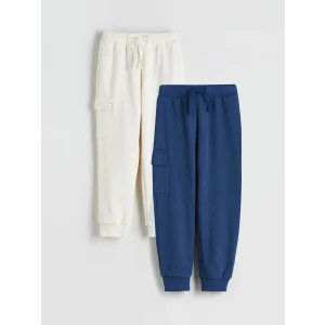 LCW Kids Bej Beli Lastikli Basic Erkek Çocuk Eşofman Alt 2li