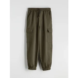 LCW Kids Haki Beli Lastikli Erkek Çocuk Kargo Jogger Pantolon