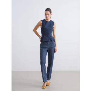 LCW Jeans Mavi Flare Kadın Jean Pantolon