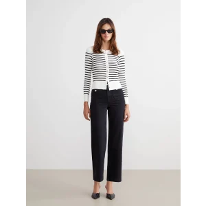 LCW Jeans Siyah Wideleg Kadın Jean Pantolon