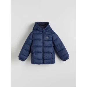 LCW Kids Lacivert Kapüşonlu Erkek Çocuk Şişme Mont