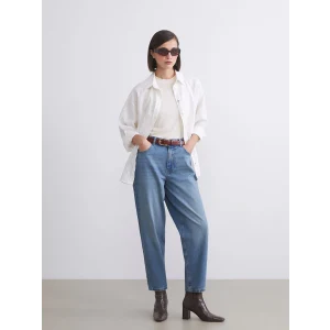 LCW Jeans Indigo Barrel Fit Kadın Jean Pantolon