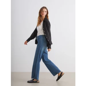 LCW Jeans Indigo Baggy Fit Kadın Jean Pantolon