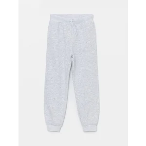 LCW Kids Gri Beli Lastikli Kız Çocuk Jogger Eşofman Altı