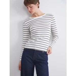 LCWAIKIKI Classic Haki Bisiklet Yaka Çizgili Kadın Body