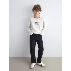 LCW Kids Antrasit Baggy Fit Erkek Çocuk Jean Pantolon