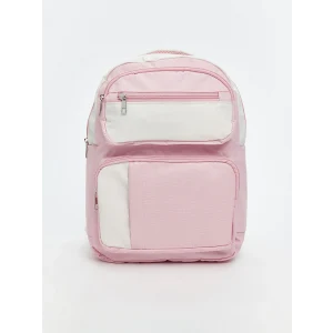 LCW ACCESSORIES Pembe Çok Bölmeli Kız Çocuk Okul Çantası
