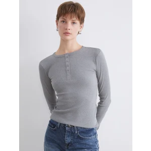 LCWAIKIKI Classic Antrasit Bisiklet Yaka Kadın Body