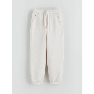 LCW Kids Beyaz Beli Lastikli Basic Erkek Çocuk Eşofman Altı