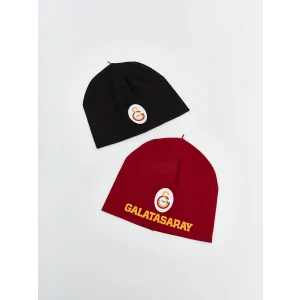LCW ACCESSORIES Siyah Galatasaray Baskılı Erkek Çocuk Bere 2li
