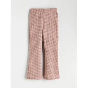 LCW Kids Kahverengi Beli Lastikli İspanyol Paça Kız Çocuk Tayt