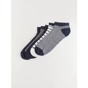 LCW ACCESSORIES Karişik Desenli Erkek Patik Çorap 5li