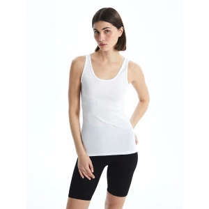 LCW DREAM Beyaz U Yaka Kadın Atlet