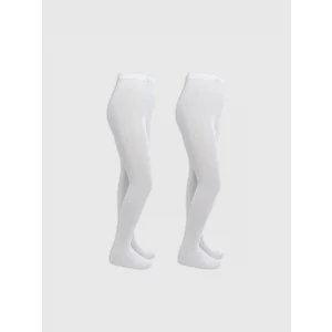LCW Kids Beyaz Basic Kız Çocuk Külotlu Çorap 2li