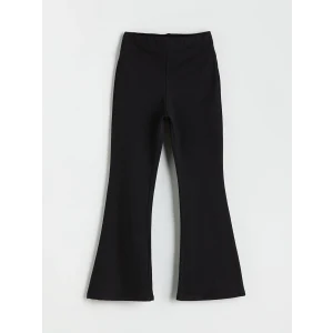 LCW Kids Siyah Beli Lastikli İspanyol Paça Kız Çocuk Tayt