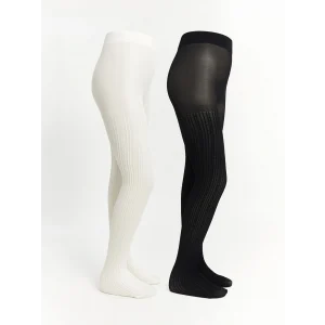 LCW Kids Ekru Kız Çocuk İnce Külotlu Çorap 2li