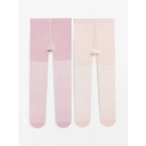 LCW baby Pembe Kız Bebek Külotlu Çorap 2li