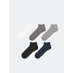 LCW ACCESSORIES Karişik Bambu Erkek Patik Çorap 5li