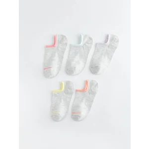 LCW DREAM Pembe Çizgili Kadın Patik Çorap 5li