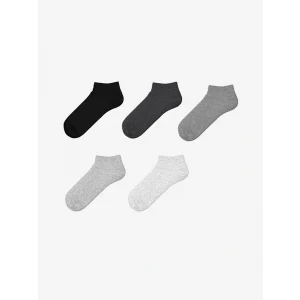 LCW DREAM Gri Kadın Düz Patik Çorap 5li