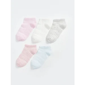 LCW DREAM Lila Çizgili Kadın Patik Çorap 5li