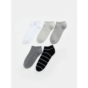 LCW DREAM Ekru Desenli Kadın Patik Çorap 5li