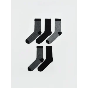 LCW ACCESSORIES Karişik Desenli Erkek Soket Çorap 5li