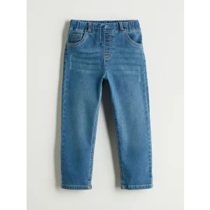 LCW Kids Indigo Beli Lastikli Erkek Çocuk Jean Pantolon