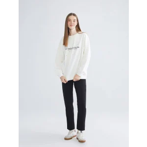 LCWAIKIKI Classic Siyah Slim Mom Kadın Jean Pantolon