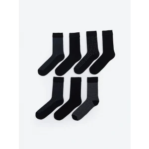 LCW ACCESSORIES Karişik Desenli Erkek Soket Çorap 7li