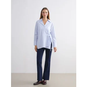 LCW Modest İndigo Flare Kadın Jean Pantolon