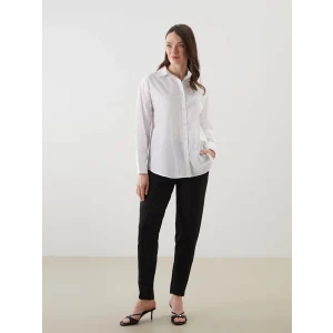 LCW Grace Siyah Beli Lastikli Havuç Kesim Kadın Pantolon