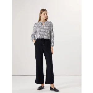 LCWAIKIKI Classic Siyah Beli Lastikli Kadın Pantolon