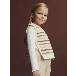 LCW Kids Karışık Bisiklet Yaka Kız Çocuk Triko Süveter