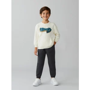 LCW Kids Antrasit Beli Lastikli Basic Erkek Çocuk Eşofman Altı