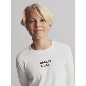 LCW Kids Ekru Bisiklet Yaka Erkek Çocuk Tişört