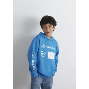 Mavi 6S10131-70772 PlayStation Baskılı Kapüşonlu Mavi Sweatshirt​
