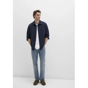 Mavi 0211641-82183 Keten Karışımlı Lacivert Gömlek