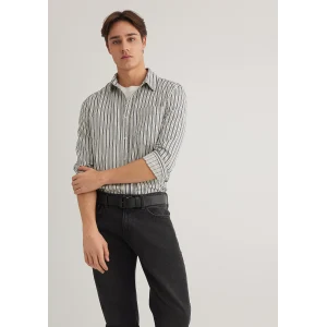 Mavi 0211425-18790 Siyah Çizgili Gömlek