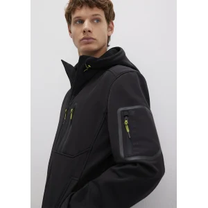 Mavi 0110264-900 Kapüşonlu Siyah Scuba Ceket