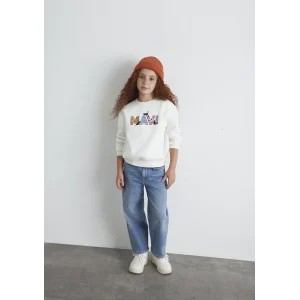 Mavi 7S10169-70057 Mavi Logo Kedi Baskılı Ekru Sweatshirt