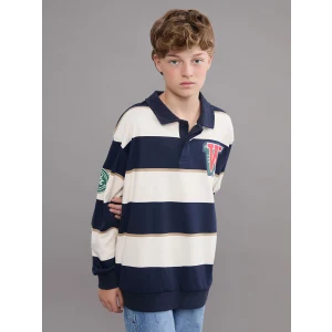 LCW Kids Lacivert Polo Yaka Erkek Çocuk Tişört